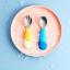 Picture of STAINLESS STEEL SPOON &FORK BLUE