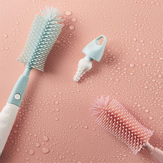 Picture of BABY BOTTLE BRUSH SET PINK