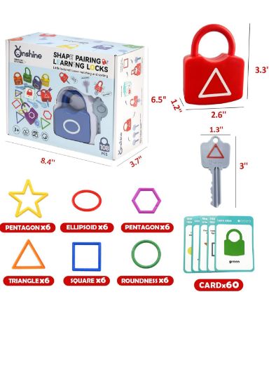 Picture of SHAPE PAIRING LEARNING LOCKS